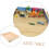 Bac à sable Bac à sable Bac à sable éducatif pour bac à sable Beige en bois 4