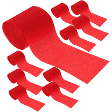 Lot de 10 rouleaux de banderoles en papier crépon à suspendre pour décoration de fête, d'anniversaire, de mur