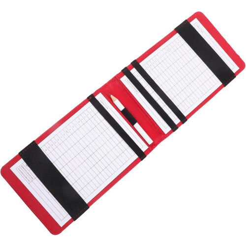 Porte-cartes de score de golf, carnet de notes de golf portable, carnet de notes à la mode