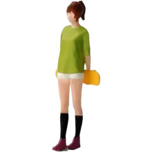 Figurine de skateboard miniature en résine, jouet décoratif, échelle 1:64, pour l'école