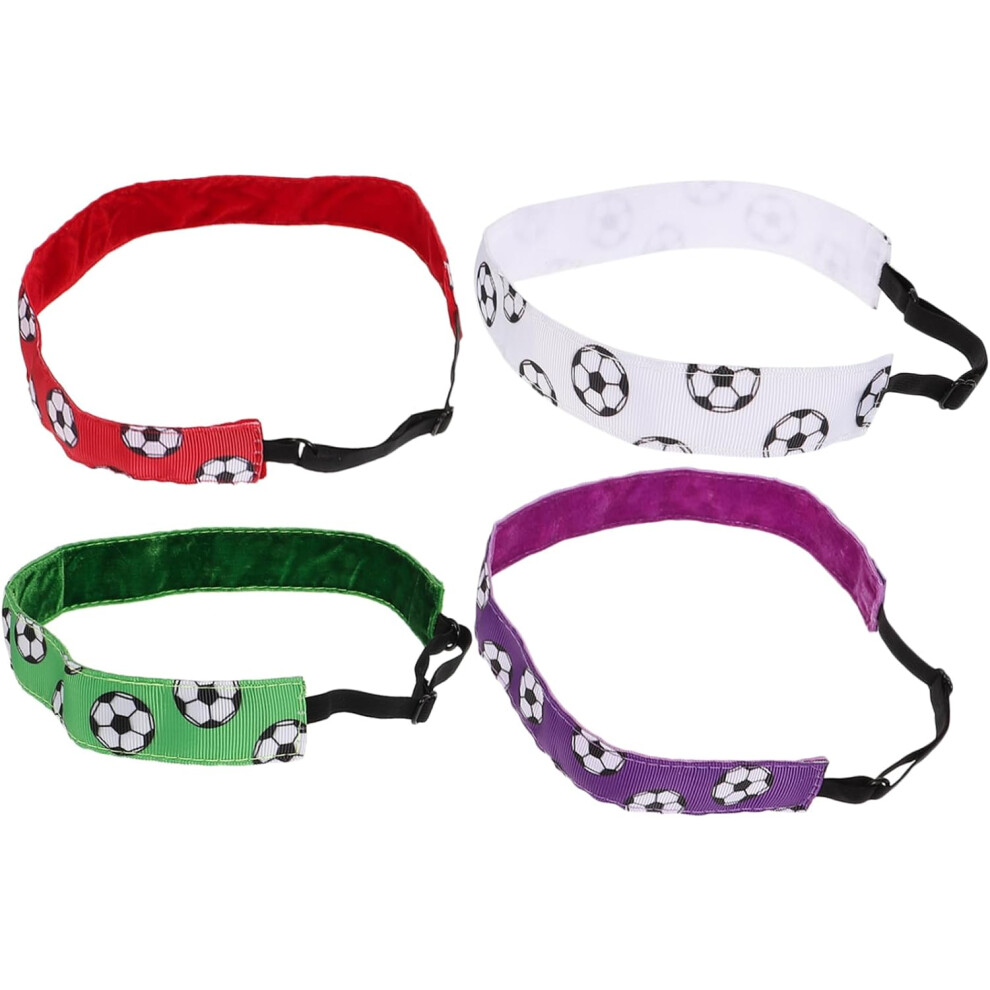 Bandeau de sport élastique pour supporter de football, couleur bonbon