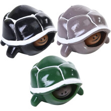 Jouets à ventouse pour enfants, lot de 3 figurines de tortues souples et colorées à presser pour le plaisir et le stress