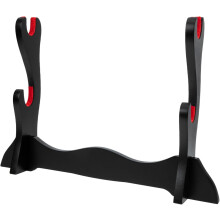 Élégant porte-flûte, support d'épée, présentoir en bois durable pour votre collection