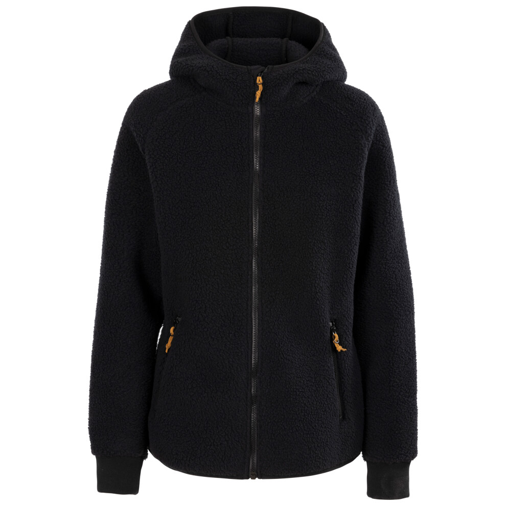 (8, Black) Trespass Womens Sherpa Fleece Jacket Airtrap Reel