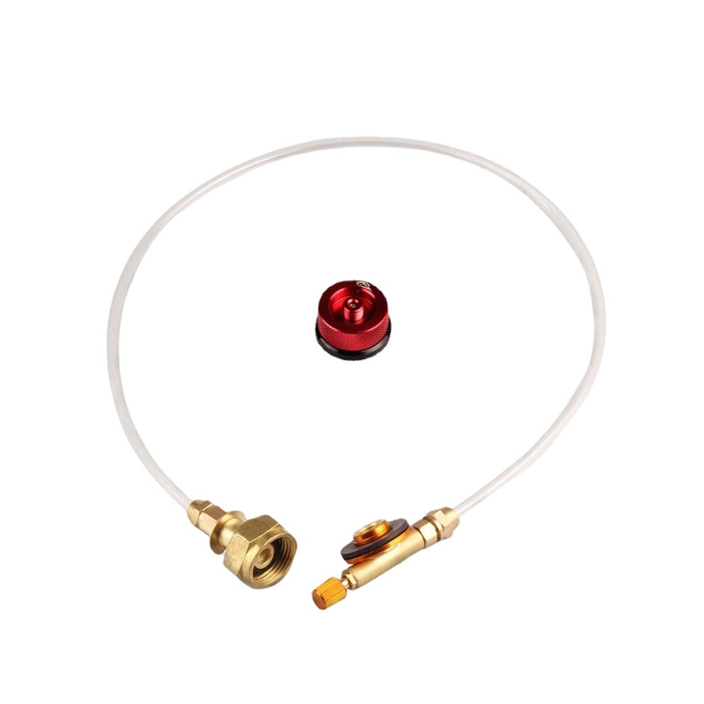 (Package 1) Outdoor Gas Stove Camping Stove Propane Refill Adapter Burner LPG Flat Cylinder tank Coupler Bottle Adapter