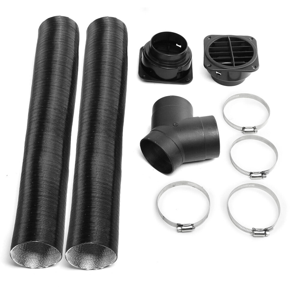 75Mm Heater Pipe Duct + Warm Air Outlet For Diesel Heater Webasto Eberspacher 9495687536163