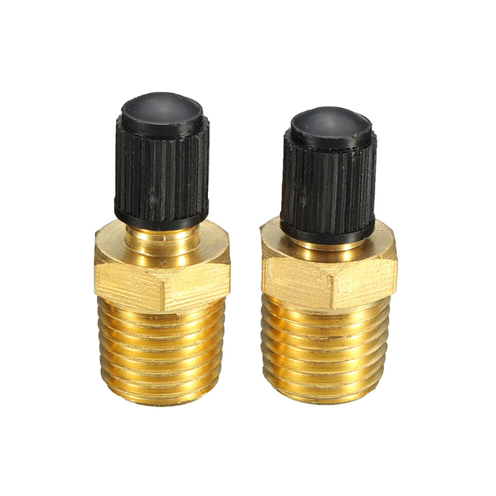1/4inch NPT Nickel Plated Brass Air Compressor Tank Fill Valves Schrader