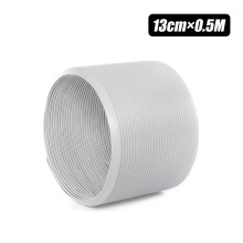 (0.5M) 5" Universal Pipe Duct Air Conditioner Exhaust Hose For Range Hoods Kitchen