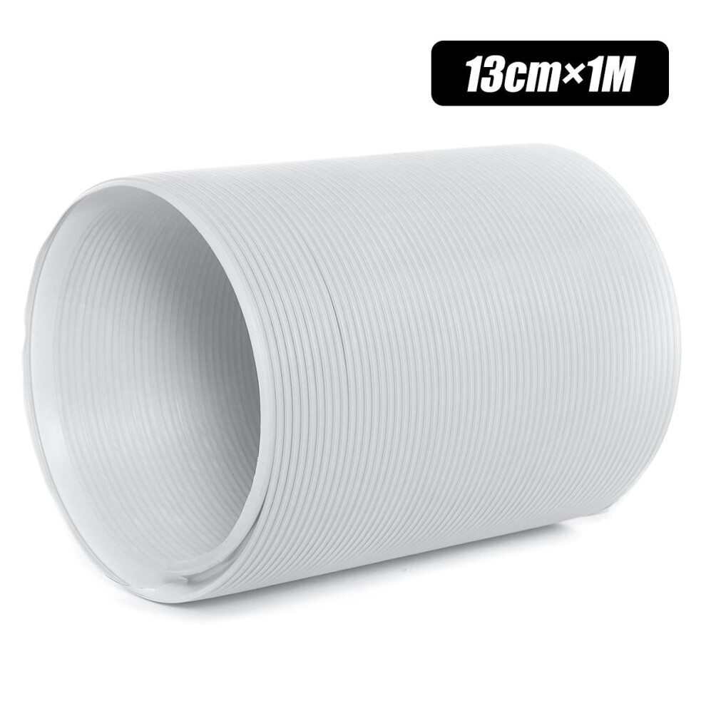 (1M) 5" Universal Pipe Duct Air Conditioner Exhaust Hose For Range Hoods Kitchen