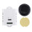 (White, 315MHz) Wide Voltage AC85V-250V Wireless Remote Control Switch + Round Button Transmitter 14