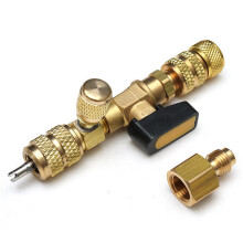 (5/16 Inch) Schrader Valve Core Remover Dual Size 1/4 5/16 Inch Port Installer Tool