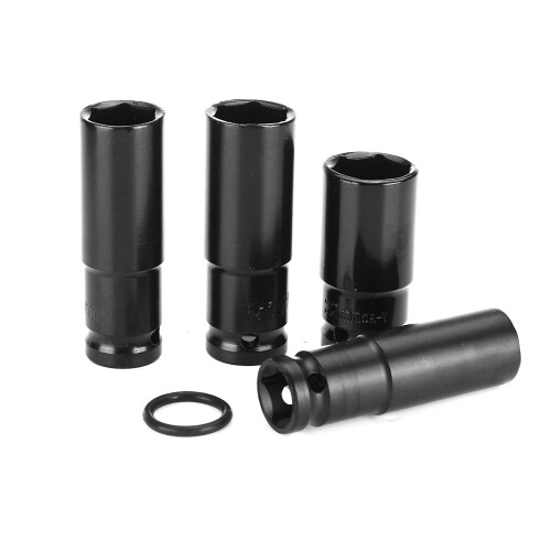 4 Pcs Electric Wrench Screwdriver Hex Socket Head Kits Set for Impact Wrench Kit 1