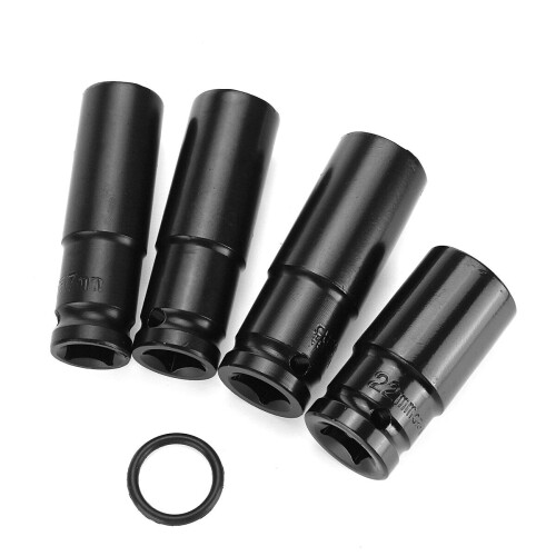 4 Pcs Electric Wrench Screwdriver Hex Socket Head Kits Set for Impact Wrench Kit 2