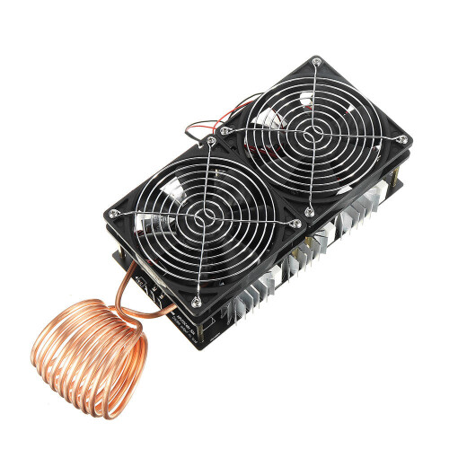 2500W 50A ZVS Induction Heating Module High Frequency Heating Machine Melted Metal Heater + 48V Coil 2