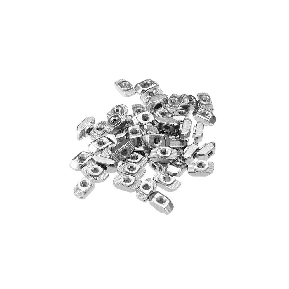 50Pcs M4 T Sliding Nut Block For 3030 Aluminum Profile 9078193479935