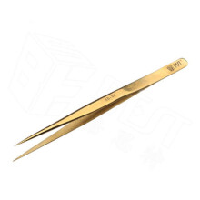 Gold Plated Tip Tweezer Precision Tweezers Laid Special Hard Wear-resistant