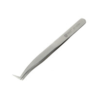 (BST-153SA) Stainless Steel Curved Tweezer Microelectronics Product Repair Hand Tool