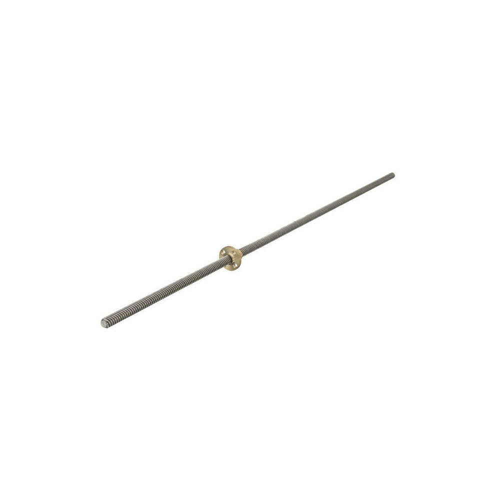 T8 250Mm Lead Screw 8Mm Thread 2Mm Pitch Lead Screw With Brass Nut 9078193502923