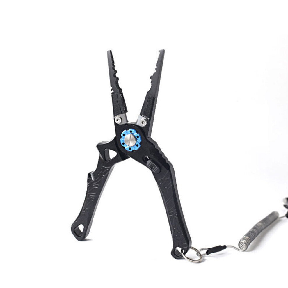 (Black) Multifunctional Fishing Pliers Edc Tactical Pocket Fishing Line Cutter Fishing Equipment Outdoor Camping Hunting 6112212499351