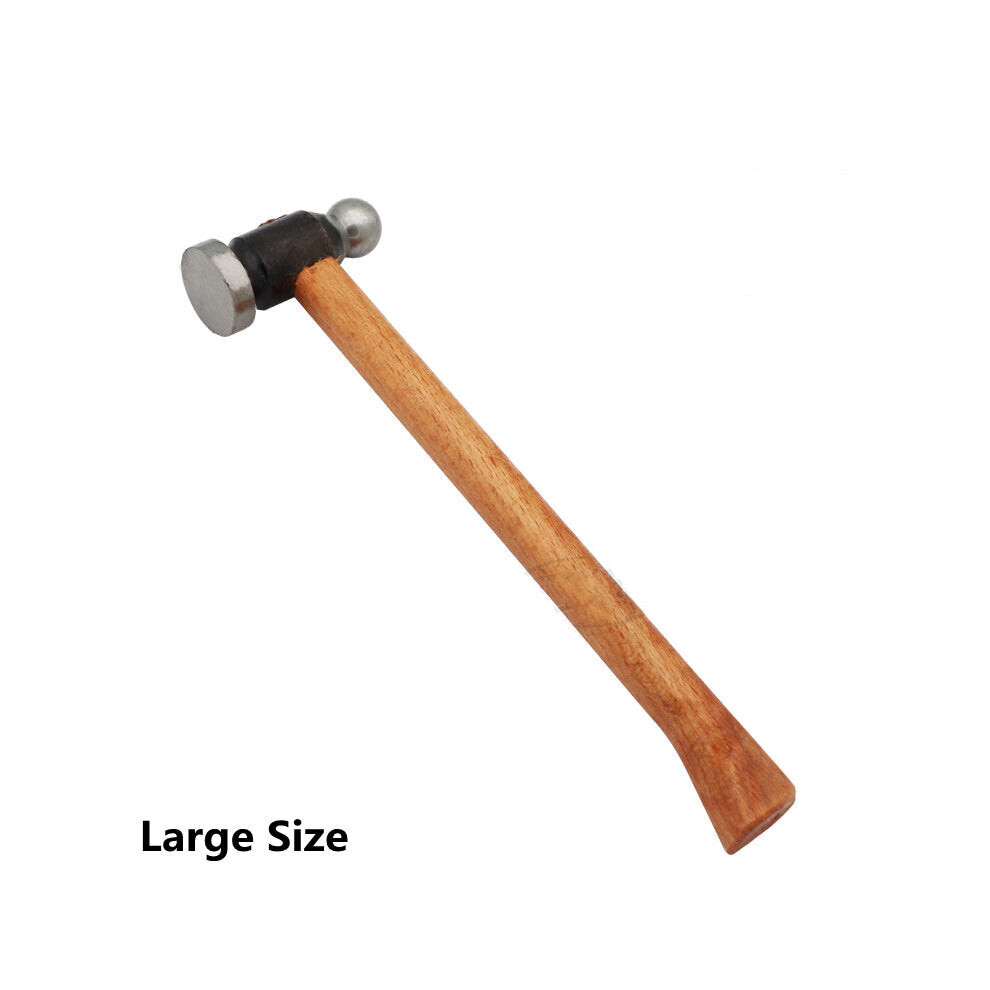 (69*252mm) Round-headed Hammer Gold-making Tools Decoration Tools Texturing Jeweler Forming Hammer Silversmith Chasing Metal Repousse
