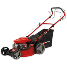 Einhell 51cm Self Propelled Petrol Lawnmower 2700W 4 Stroke GC-PM 51/3 S HW 70L Grass Box