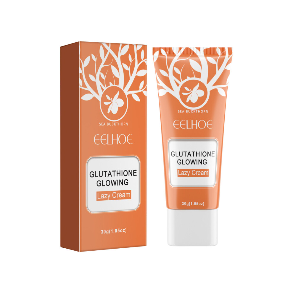 EELHOE Brightening Whitening Cream Brightening Skin To Cover Spot Acne Marks Natural No Fake White Lazy Skin Cream