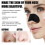 EELHOE Black Pig Nose Patch, Bamboo Charcoal Remove Blackhead Acne Tear Nose Mask Patch 4