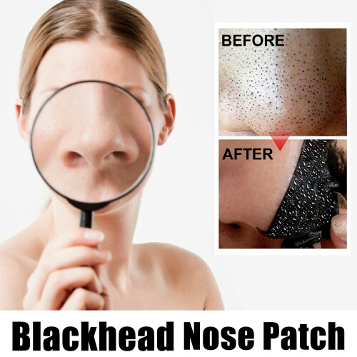 EELHOE Black Pig Nose Patch, Bamboo Charcoal Remove Blackhead Acne Tear Nose Mask Patch 1
