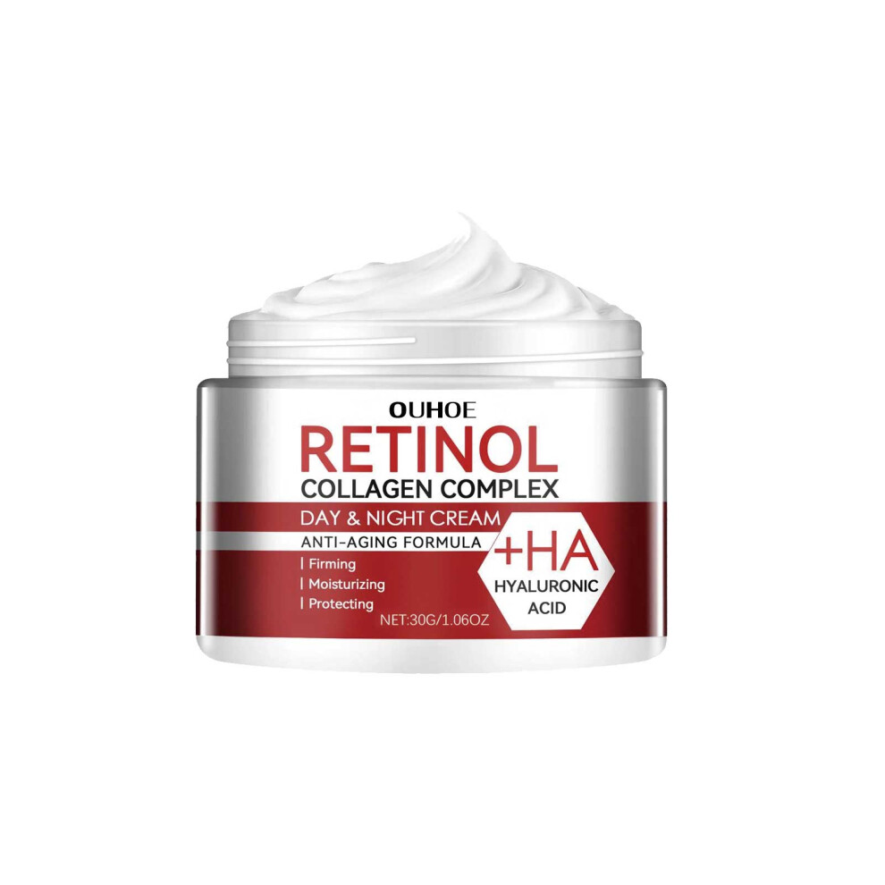 OUHOE Retinol Moisturizing Cream To Reduce Fine Lines, Dark Circles, Moisturize, Tighten Pores And Prevent Aging