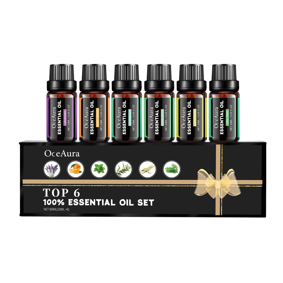 OceAura Essential Oil Set, Relieve Body Fatigue Moisturize Dry Skin Lock Water Hydrating Essential Oil