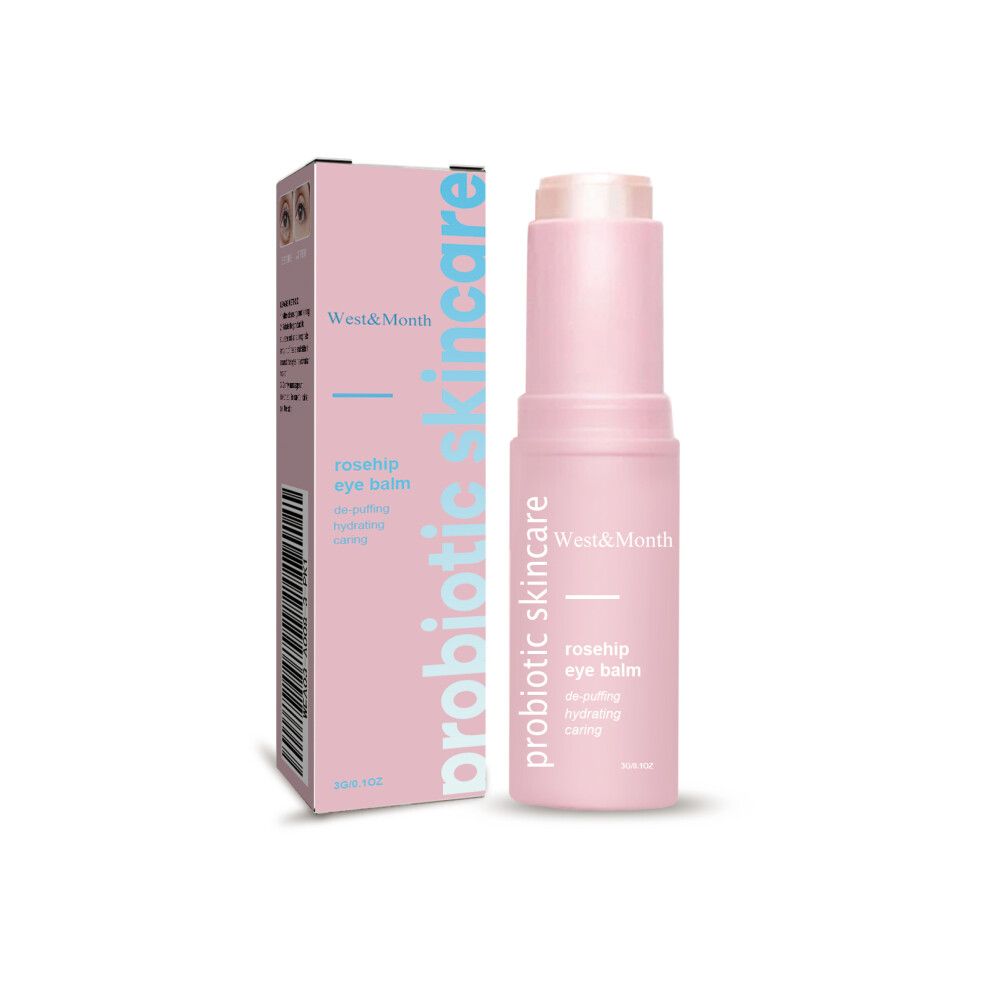 West&Month Rosehip Eye Stick, Eye Area Moisturizing Line Circles Lift Firming Eye Cream/Light/Dark