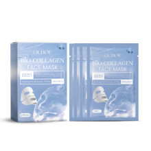 OUHOE Bio-Collagen Real Deep Mask, It Moisturizes Moisturizing Anti-Wrinkle Fade Out Fine Lines Smooth White Chun Water Skin Mask