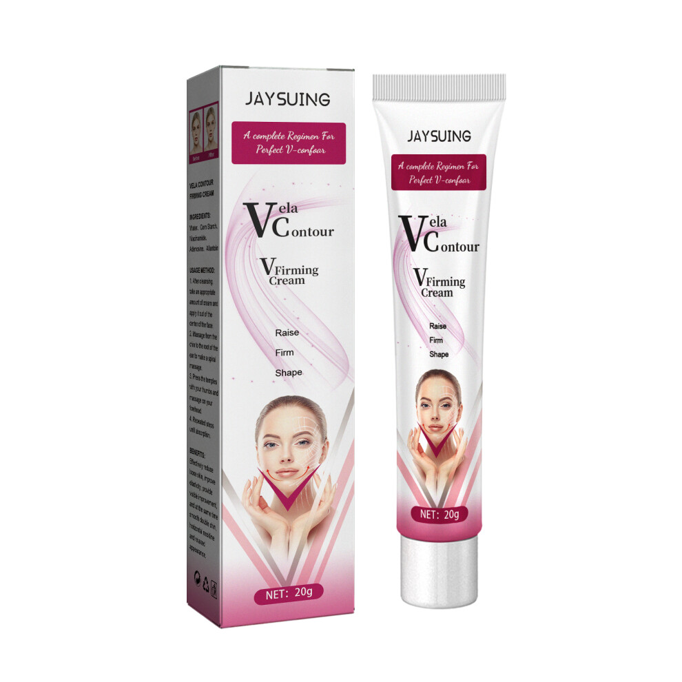 Jaysuing V Face Firming Cream, Firming Fine Line Facial Contour Anti-aging Face Cream