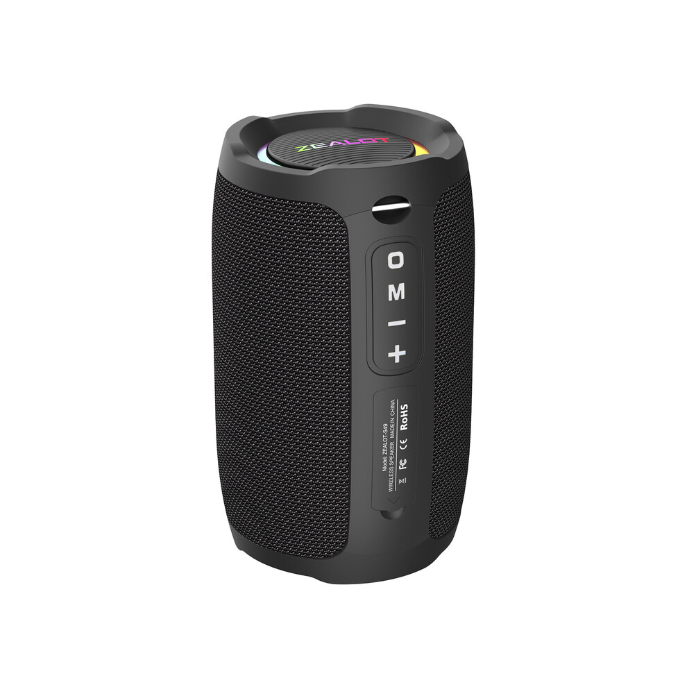 (, Speaker) S49 20W Portable Ourdoor Wireless Subwoofer Speaker,Waterproof Ipx 6,Dual Pairing,3600Mah Battery, 12 Black 9008532403574