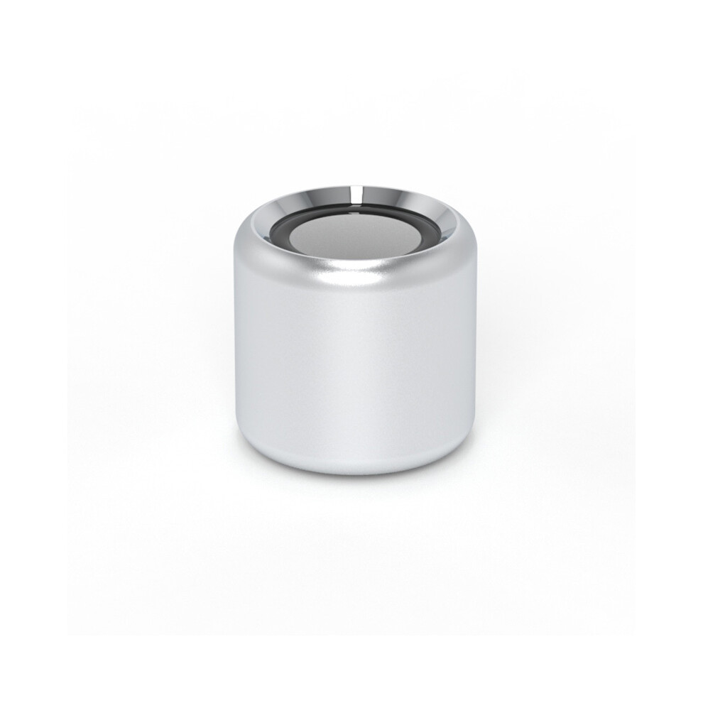 (Silver) M6 Mini Bluetooth Speaker Wireless Portable Dual Pairing Stereo Sound Tws Built-In Microphone For Desktop Silver 9008532407329