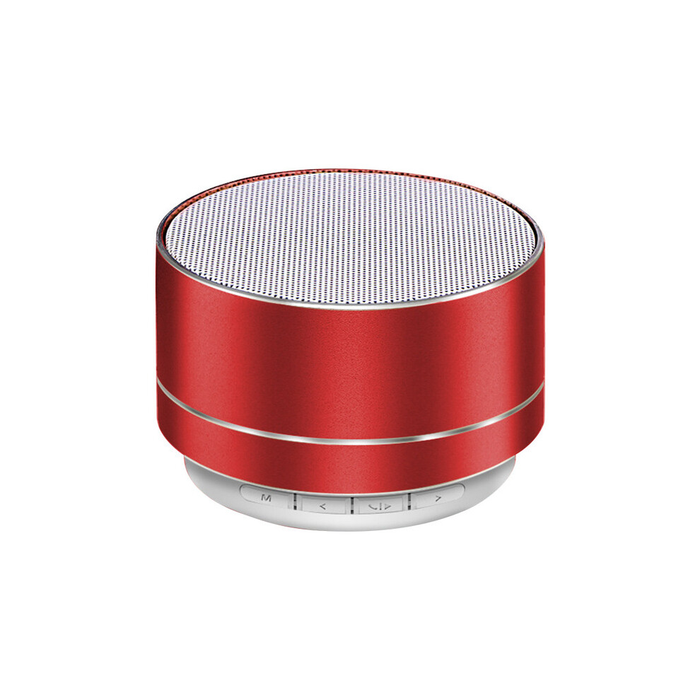 (Red) A10 Mini Bluetooth Speaker Portable Wireless Subwoofer Stereo Music Player Led Loudspeaker Support Handsfree Red 9008532408050