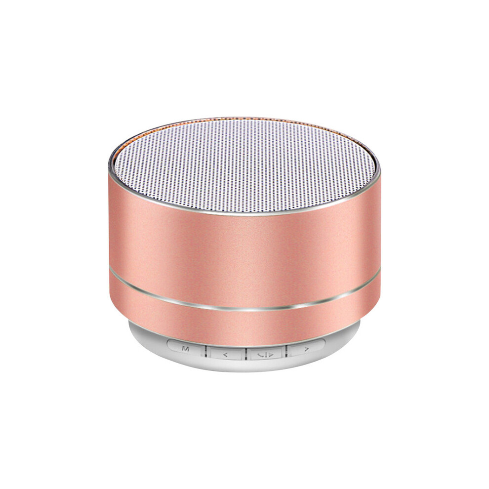 (Pink) A10 Mini Bluetooth Speaker Portable Wireless Subwoofer Stereo Music Player Led Loudspeaker Support Handsfree Pink 9008532408067