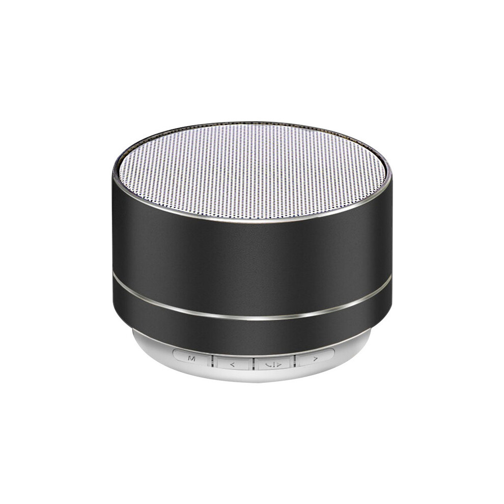 (Black) A10 Mini Bluetooth Speaker Portable Wireless Subwoofer Stereo Music Player Led Loudspeaker Support Handsfree Black 9008532408074