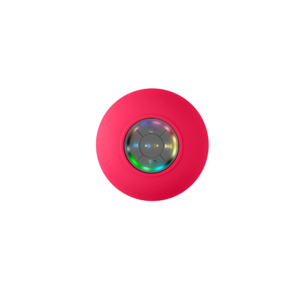 () Mini Bluetooth Speaker Waterproof Bathroom Audio Wireless Shower Speakers Rgb For Phone Soundbar Red/Light 9008532406070