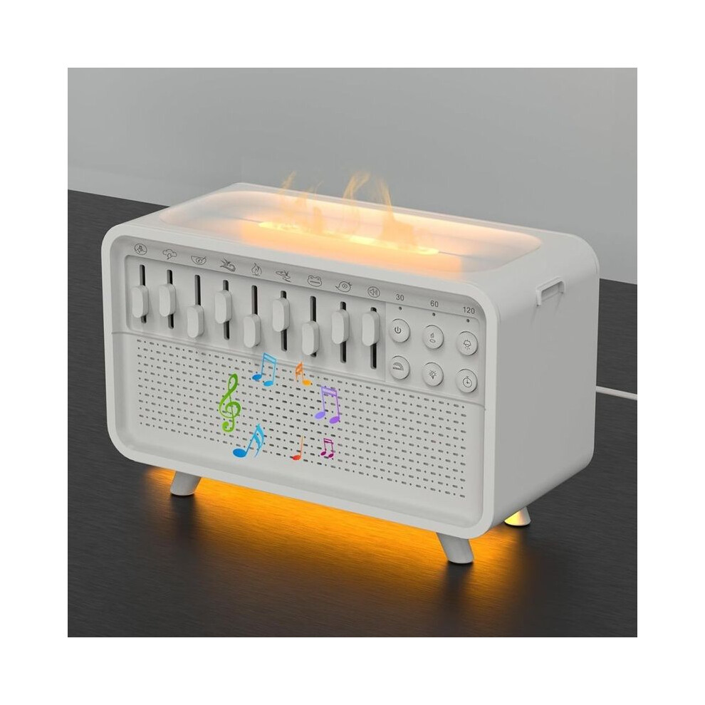 (Bluetooth audio) Bluetooth Speaker White Noise Aromatherapy Humidifier Night Light Combination Of 8 Group Nature Soundsleep