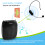 (Back UK plug) Wireless Portable Audio Loudspeaker USB Voice Amplifier For Teacher 4