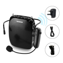 (Back UK plug) Wireless Portable Audio Loudspeaker USB Voice Amplifier For Teacher