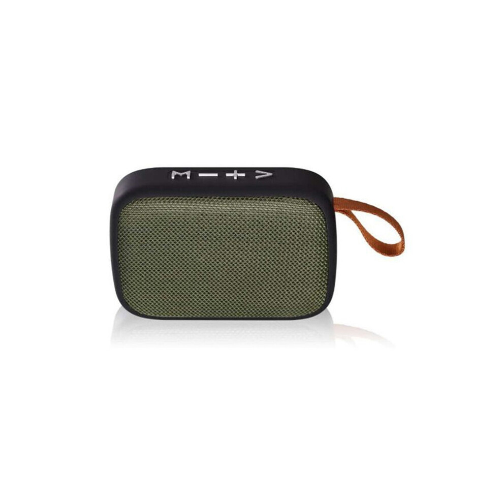 (Army Green) Mini Fabric Bluetooth Speaker Outdoors Wireless Waterproof Outdoor Hifi 3D Stereo MP3 Player Support-image-OPC-PGKDD6C-NEW
