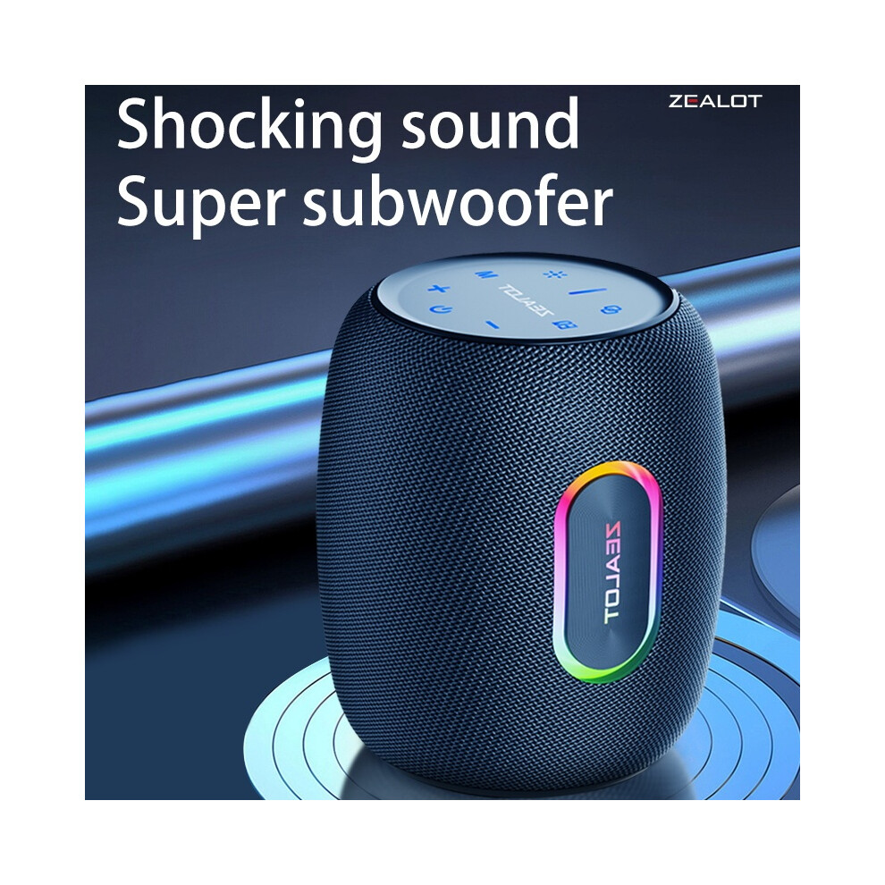 (Zealot S64 Hei, Speaker) S64 50W Wireless Speakers, Hifi Sound Quality, Rgb Wireless Speaker, Dual Pairing, 14400Mah Battery, Light 9008532409675