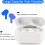 Wireless Charging Case for Air Pods Pro 2 Charging Case Replacement, 5