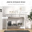 Homcom HOMCOM Console Table Sofa Side Desk with Storage Shelves Drawers for Entryway 4