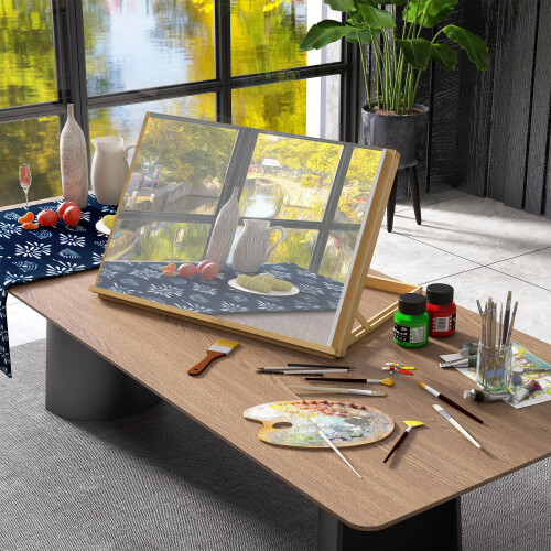 Vinsetto Vinsetto Desktop Table Easel Adjustable Table Top Easel for Adults Beginners