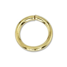 Beadalon 144-delad 3-MM Jump Ring Nickelfri guldplatta