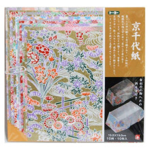 JapanBargain Yuzen Washi Chiyogami Origami Paperi 1444 15 cm 10 arkkia