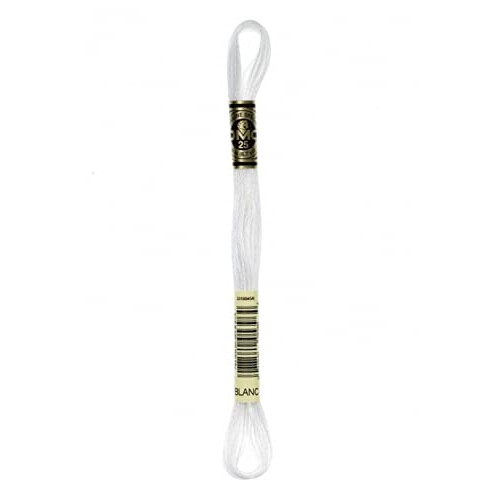 DMC DMC Stranded Baumwoll-Stickgarn BLANC     pro Strang